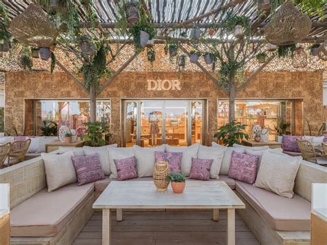 dior at shellona|Dior pop up shellona beach.